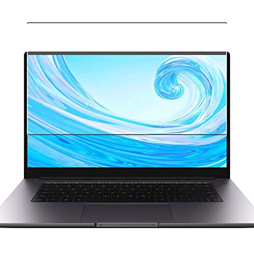 Puccy Tempered Glass Screen Protector Film, compatible with HUAWEI MateBook D 15 D15 2021 15.6" Laptop (Active Area Cover Only) Protective Protectors Guard new version