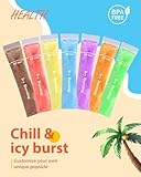 150 Disposable Ice Popsicle Mold Bags (8x2") for DIY Natural Fruit Snacks, Juice & Smoothies, Ice Pops Molds | BPA-Free, Zip Seals, Funnel Included