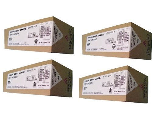 Ricoh Aficio MPC4502 Toner Cartridge Set (OEM) Black. Cyan. Magenta. Yellow