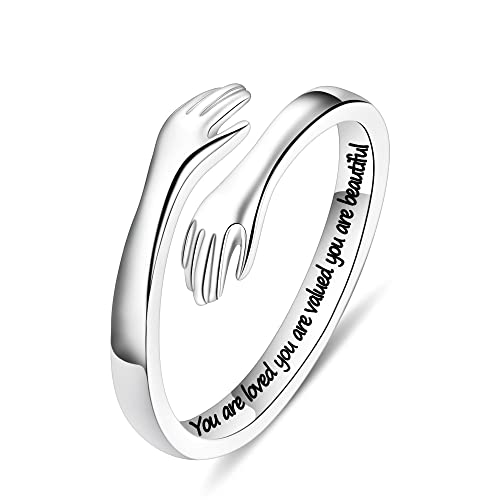 Yesteel Promise Rings Jewelry for Her Wife Girlfriend - Birthday Gifts for Her Women Teenage Girls