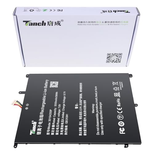 Tanch Laptop Battery 28140168 30154200P Replacement for Teclast F6 F7 Plus F15S F15 Bmax Y13 7.6V 5000mAh 38W