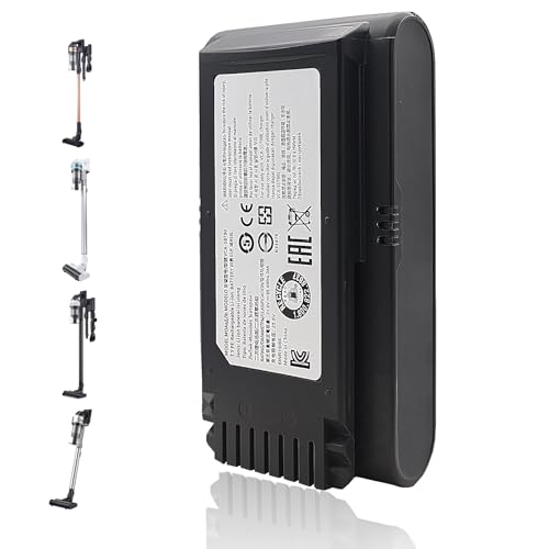 JTRGPEH 4000mAh for Samsung Battery Jet 70 70+ 60 65 75 90 Series Cordless Stick Vacuum Cleaner Battery, Replacement for VCA-SBT90EB VCA-SBTA60 VCA-SBT90 0300, Gray and Black