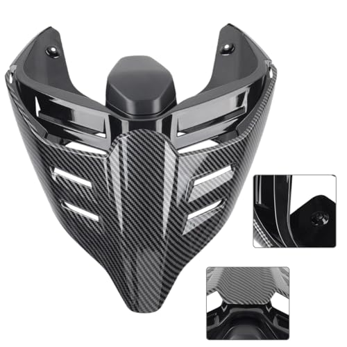 Newsmarts 1 set Tail Fairing Rear Seat Cover Hump Cover ABS Plastic Carbon Fiber Black for Ducati Panigale Streetfighter V4 V4S V4R V2 2018-2023