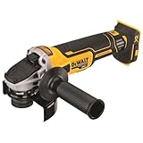 DEWALT 20V MAX* XR Angle Grinder with Kickback Brake, Slide Switch, 4-1/2-Inch, Tool Only (DCG405B)