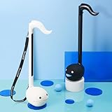 Otamatone Deluxe Electronic Musical Instrument for Adults Portable Synthesizer Digital Electric Music from Japan by Cube/Maywa Denki Cool Stuff Gifts, Black [English Manual]