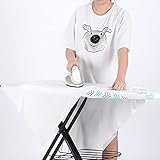 Thick Ironing Board Cover and Pad 15x54 Standard Size 4 Layers Padding with 2" Elastic, Stain Resistant & Durable Scorch, 2 Click Buckles for Smooth Iron and Easy Installation, Chevron Arrow