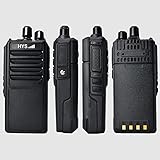 HYS 25Watt Super Long Range Handheld 16Channel 400-480Mhz UHF 4000mAh Battery Walkie-Talkie Two-Way Radio with One Pack Extra Batteries