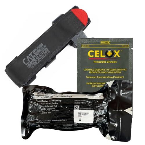 C-A-T Gen 7 + 6" Israeli Bandage + Celox 15gr FDA