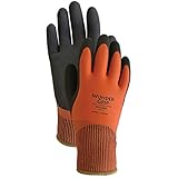 Bellingham® Wonder Grip® Thermo Plus Gloves - Large - Orange/Black - Textured Rubber Palm