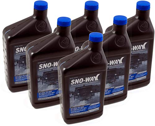 Pack of 6 Quarts of Sno-Way 96005029 Snow Plow Hydraulic Fluid Oil