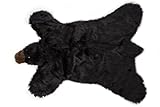 Carstens Plush Black Bear Kids Animal Rug Large