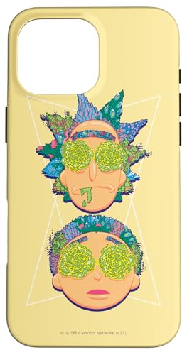 iPhone 16 Pro Max Rick and Morty Portal Eyes Case