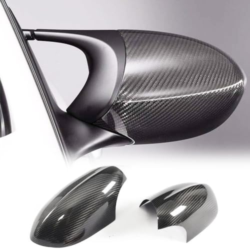 MCARCAR KIT Real Carbon Fiber E90 Mirror Caps for BMW 3 Series M3 E90 E92 E93 2008-2013 Side Door Rearview Mirror Cover Caps Car Exterior Outside Shell LHD Add-on Factory Outlet