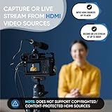 ClearClick Video to USB 1080P Audio Video Capture & Live Streaming Device - Input HDMI, AV, RCA, S-Video, VCR, VHS, Camcorder, Video8, Hi8, DVD, Gaming Systems - USB-C Plug & Play