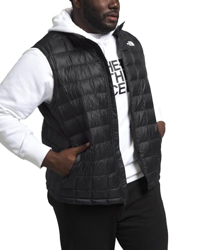 THE NORTH FACE Men's ThermoBall Eco Vest 2.0 (Standard and Big Size) - PFAS Free, TNF Black-NPF, Large