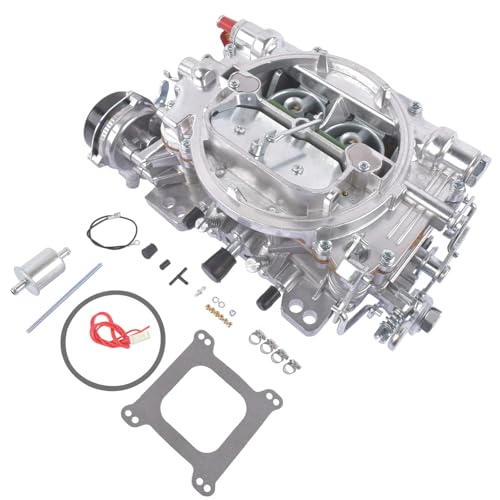 GELUOXI 1406 Carburetor for 600 CFM 4 Barrel AFB-style Square Bore Compatible with Silverado Corvette Mustang Mercury GMC Pickup Truck Carburetor with Electric Choke