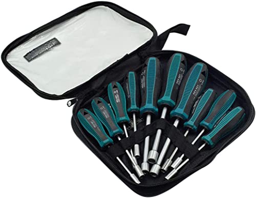 Rannb Hexagon Nut Hex Socket Wrench Screwdriver Set Hand Tool - Set of 10