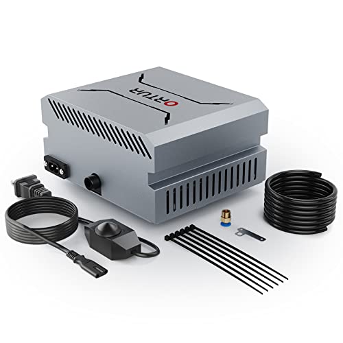 ORTUR Air Assist for Laser Cutter, Powerful 0-50L/min Air Assist Pump for ORTUR Laser Master 3 and Laser Master 2 Pro LF, Laser Module Protection, Fast and Deep Cutting