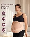 Momcozy Pregnancy Belly Band, CozySupport Ergonest Maternity Belly Band, Invisible Pregnancy Belt for Back, Abdomen, Waist