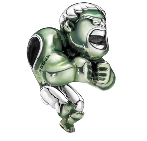 Incredible Hulk Charm for Pandora Braceletsfor bracelets, Lucky Charm for Women Girl Pendant Bead DIYJewelry Gifts