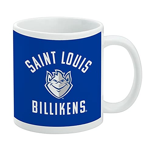 Saint Louis University Billiken Ceramic Coffee Mug, Novelty Gift Mugs for Coffee, Tea and Hot Drinks, 11oz, White