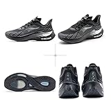 O-Resilio Carbon Plate Running Shoes for Men Women Lightweight Breathable Marathon Running Shoes Road Racing Shoe Speed Training Tech Black Size US Men 7.5/US Women 8.5