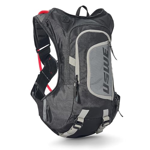 USWE Moto Hydro Hydration Pack - with Water Bladder, a High End, Bounce Free Backpack for Enduro and Off-Road Motorcycle (12L Black)
