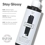 dpHUE Gloss+, Black - 6.5 oz (8-12 Applications) - Semi-Permanent Hair Color & Conditioner - Lasts Up to Eight Washes - Paraben, SLS & SLES Sulfate Free - Vegan, Leaping Bunny Certified