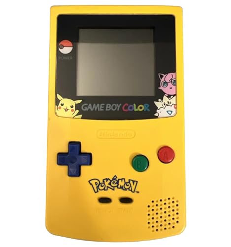 Game Boy Color - Limited Pokemon Edition - Yellow (Renewed)