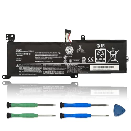 VANPIR L16M2PB1 Laptop Battery 7.5V Replacement for Lenovo IdeaPad 3 15 inch 3-15ADA05 (Model Number 81W10094US) Series L16C2PB2 L16C2PB1 L16L2PB2 L16L2PB1 L16L2PB3 L16S2PB1 L16M2PB2 L16M2PB3 30Wh