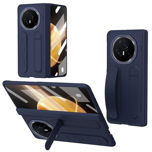Protective Phone Case Kickstand Case Compatible with Huawei Honor Magic V3,[Built-in Screen Protector & Wrist Strap] Military-Grade Protection Cover Shookproof Phone Case for Huawei Honor Magic V3 Ful