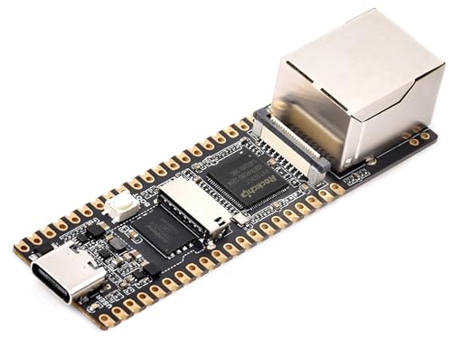 Luck-Fox Pico Plus RV1103 Linux Micro Development Board, Integrates ARM Cortex-A7/RISC-V MCU/NPU/ISP Processors with Ethernet Port, 64MB DDR2, 0.5TOPS, Supports int4, int8 and int16 NPU
