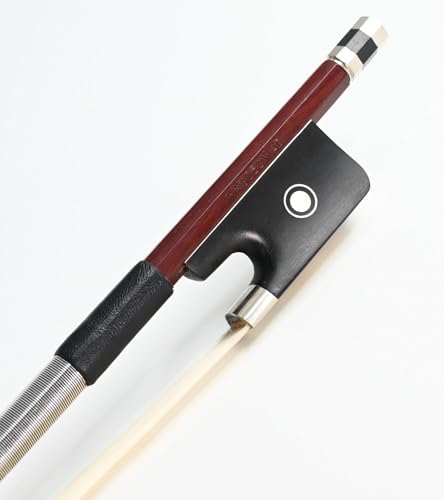 Brazilwood Octagonal Stick Shape Viola Bow 4/4 Size 310M VINGOBOW Advanced Level Parisian Eyes Ebony Frog Well Balanced Sweet Sound Natural Horse Hair