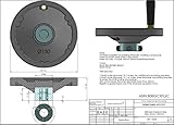 OD 6" Ultimate Handwheel for Any Machine, Fits 3/4" (19.10mm) Shaft or Smaller, Ideal for Table Saw, Milling Machine, Lathe, Drill Press, Tailstock, Liquid Filling Equipment – Made in Korea