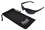 Rapid Eyewear Very DARK CATEGORY 4 SUNGLASSES for Extreme Sun Conditions, Sensitive Eyes (Photophobia) and AMD. Anti UV Tinted Protection Glasses for Men & Women. Matt Black