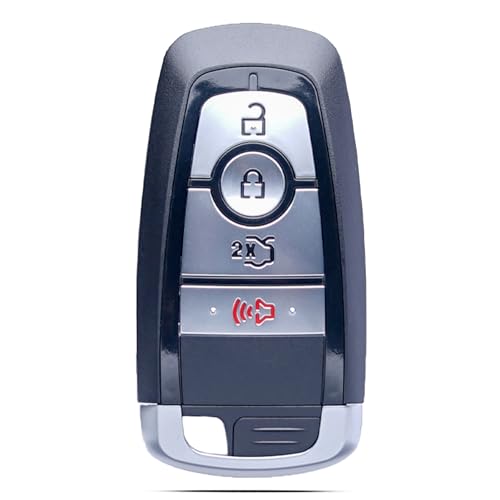 SUPALAND Key Fob Keyless Entry Fits for Ford Fusion Mustang Edge Explorer 2017 2018 2019 2020 2021 2022 Smart Remote Control Key Replacement M3N-A2C93142300 164-R8150 4 Button
