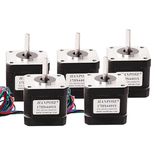 5PCS Two Phase Hybrid 42 Step Motor nema17 17HS4401S Motor for 3D Printer Worm Wheel Edging Machine