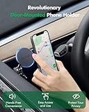 ESVNE for Tesla Phone Mount,for Mag-Safe Door-Install Phone Holder, Compatible with Model Y (2019-2024) & Model 3 (2017-2023), Magnetic Car Phone Mount for iPhone 16/15/14/13/12, Tesla Accessories