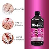 32 oz Mia Secret Liquid Monomer - Professional Acrylic Nail Liquid for Acrylic Powder - EMA monomer acrylic nail liquid