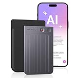 AI Voice Recorder, PLAUD Note Voice Recorder w/Case, App Control, Transcribe & Summarize with AI Technology, Support 112 Languages, 64GB Memory, Audio Recorder for Lectures, Meetings, Calls, Black