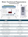 DIHOOL Electric Linear Actuator Controller 12V 24V eWeLink Smart Wireless WiFi Relay Switch, RS485 DC Motor Controllers (Current Limit, Rebound When Obstacles)