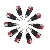 Lollipop Speaker Wire Cable to Audio Male RCA Connector Adapter Jack Plug 10pcs/Set