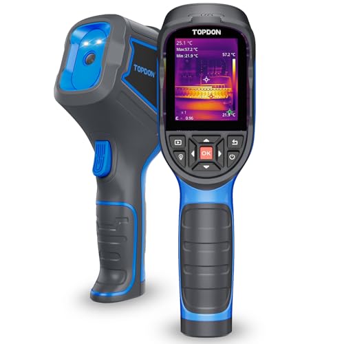 TOPDON Thermal Imaging Camera TC004 SE - 256x192 IR Resolution, 21Hrs Runtime & 32GB Storage with Video Recording, PC Analysis for Electrical/HVAC/Building Inspection