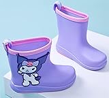 Everyday Delights Sanrio Kuromi Rain Boots for Girls Kids Children PVC - S Size