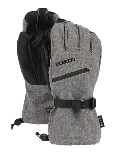 Burton Men's Gore-TEX Gloves, Gray Heather, M