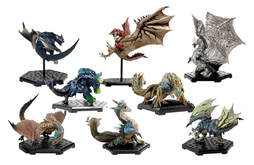 Capcom Figure Builder Monster Hunter Standard Model Plus Monster Hunter 20th Anniversary BEST SELECTION Vol. 1 (BOX), Total Height: Approx. 3.9 - 5.9 inches (100 - 150 mm), Made of PVC, ABS