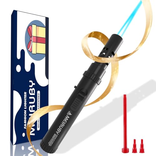 MEIRUBY Torch Lighter Valentines Day Gifts for Her/Him, Women/Mens Valentines Gifts, Lightsaber Torch Flame Butane Lighter Birthday Gifts for Dad Father Husband Grandpa, Cool Gadgets for Men 2025
