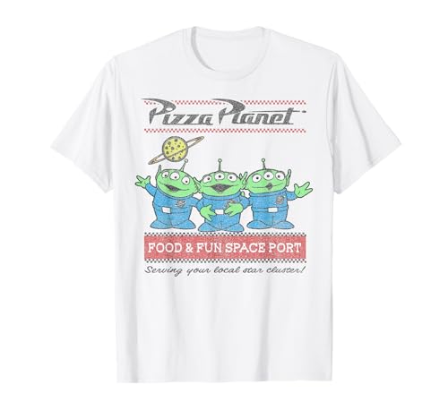 Disney Pixar Toy Story Pizza Planet Aliens T-Shirt