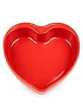 Peugeot Appolia Heart Baking Dish, 57oz, Red