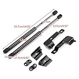 2Pcs Front Bonnet Hood Shock Accessories Lift Struts Bar Support Arm Gas Spring Fit for Nissan Frontier/Navara D40/Pathfinder/Xterra 2004-2018